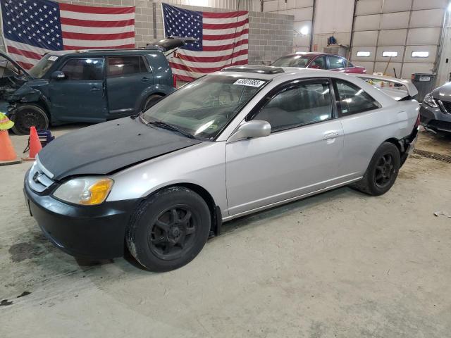 Photo 1 from auction – 2001 HONDA CIVIC SI with VIN 1HGEM22921L058596