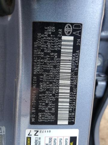 Photo 14 from auction – 2006 TOYOTA COROLLA MA with VIN 2T1KR32EX6C593910
