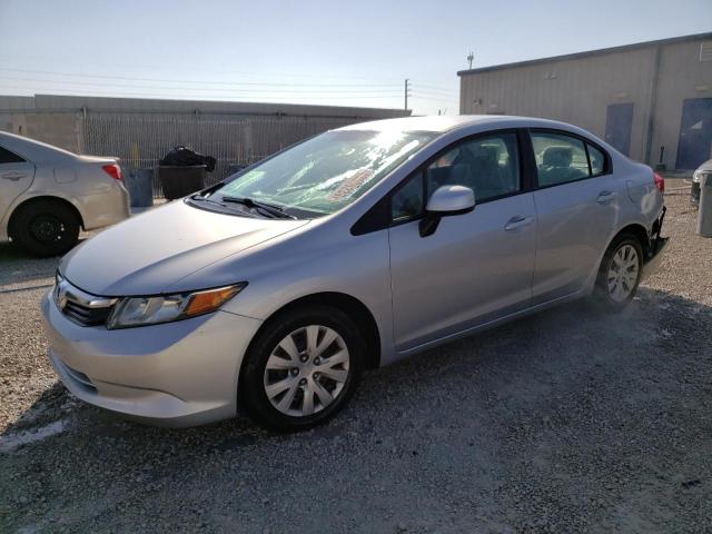 HONDA CIVIC LX 2012 with VIN 19XFB2F56CE313990 - Photo from auction