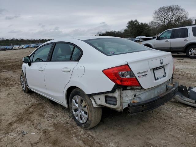 Photo 2 from auction – 2012 HONDA CIVIC with VIN 2HGFB2F50CH562940