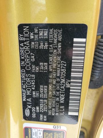 Photo 14 from auction – 2021 KIA SELTOS SX with VIN KNDETCA21M7058727