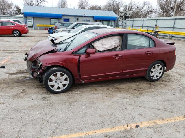 HONDA CIVIC LX 2010 with VIN 19XFA1F58AE070726 - Photo from auction
