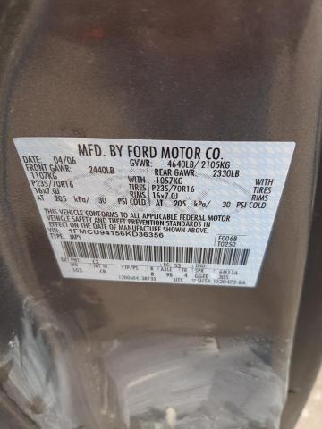 Photo 14 from auction – 2006 FORD ESCAPE LIM with VIN 1FMCU94156KD36356