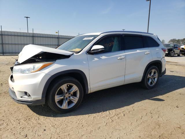 TOYOTA HIGHLANDER 2014 with VIN 5TDYKRFH8ES017616 - Photo from auction