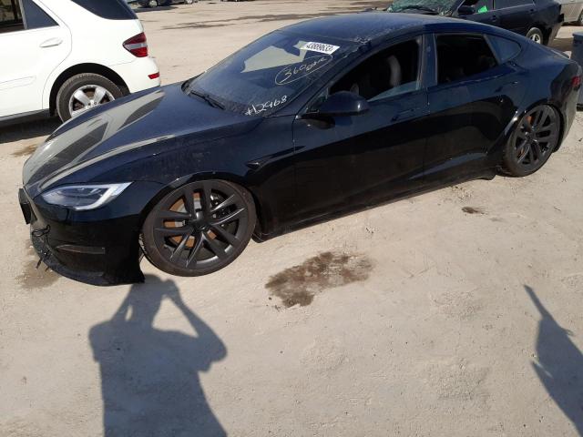 TESLA MODEL S 2021 with VIN 5YJSA1E63MF435675 - Photo from auction