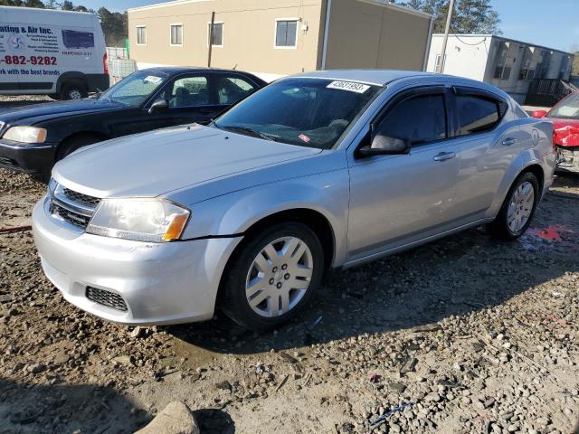 DODGE AVENGER SE 2012 with VIN 1C3CDZAB6CN190436 - Photo from auction