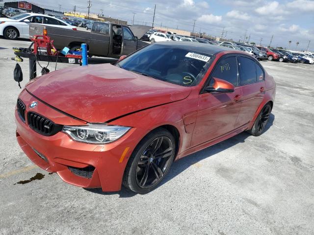 BMW M3 2017 with VIN WBS8M9C50H5G83573 - Photo from auction