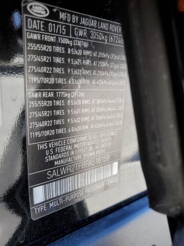 Photo 14 from auction – 2015 LAND ROVER RANGE ROVE with VIN SALWR2TF6FA516158