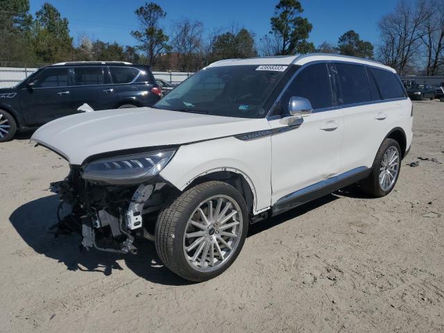 Photo 1 from auction – 2022 LINCOLN AVIATOR with VIN 5LM5J6XC0NGL19136