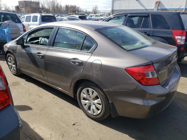 Photo 2 from auction – 2012 HONDA CIVIC LX with VIN 2HGFB2F53CH530371