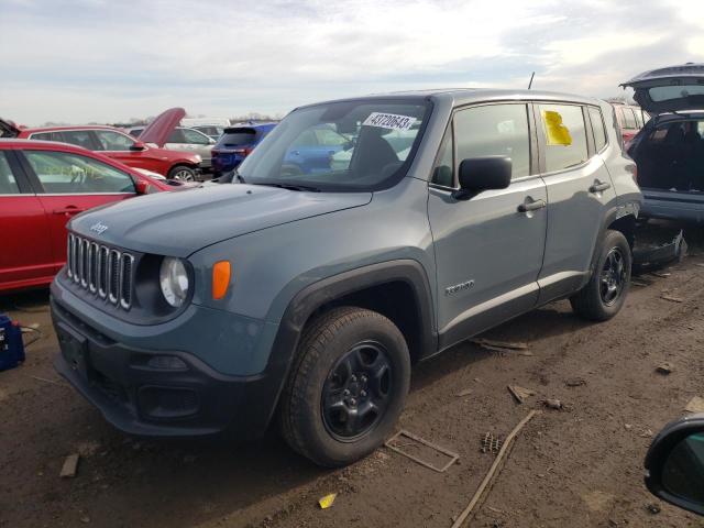 JEEP RENEGADE S 2018 with VIN ZACCJBAB0JPJ57459 - Photo from auction