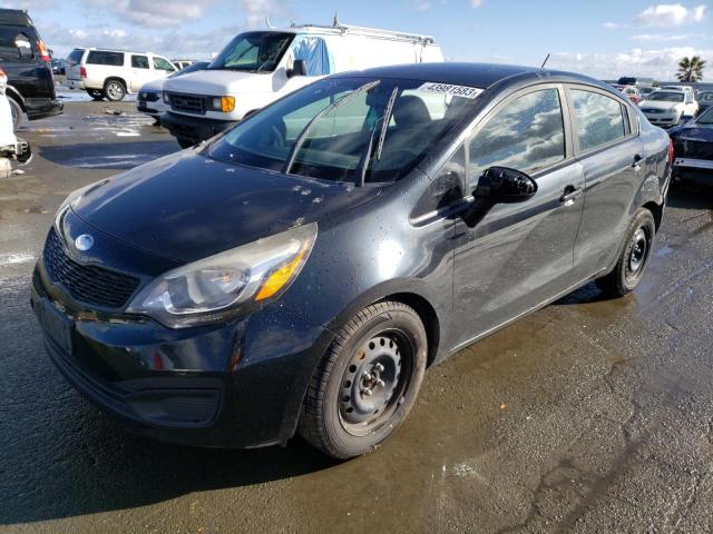 KIA RIO LX 2013 with VIN KNADM4A36D6296891 - Photo from auction