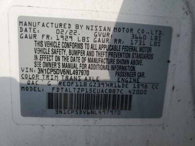 Photo 14 from auction – 2022 NISSAN KICKS SR with VIN 3N1CP5DV6NL497970