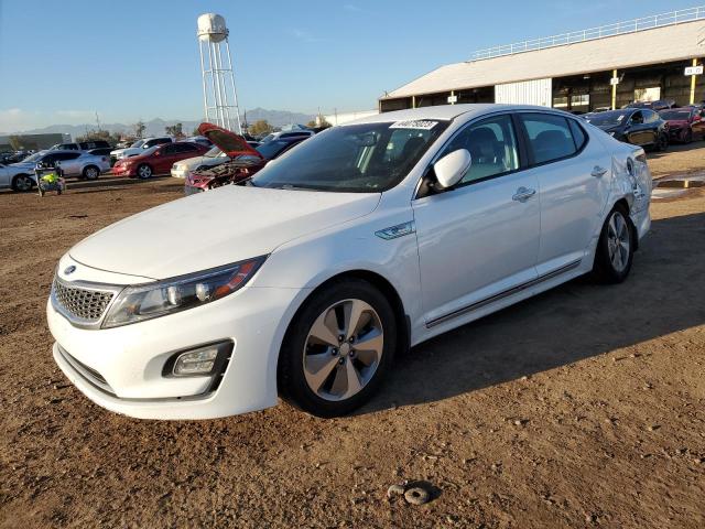 KIA OPTIMA HYB 2015 with VIN KNAGN4AD6F5079868 - Photo from auction
