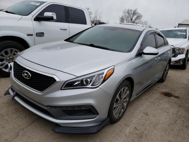 HYUNDAI SONATA SPO 2015 with VIN 5NPE34AF2FH072417 - Photo from auction