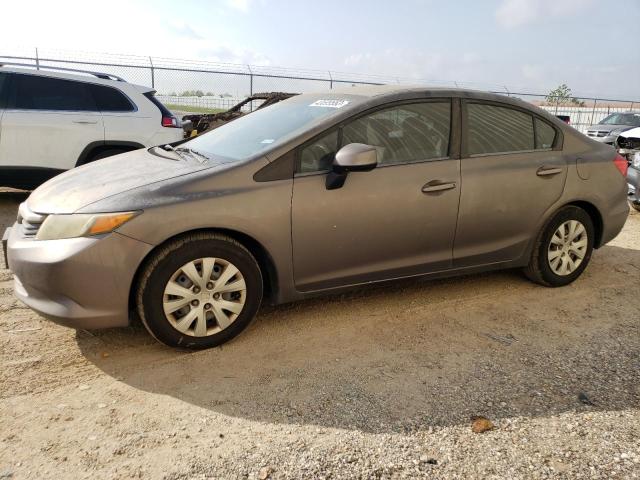 HONDA CIVIC LX 2012 with VIN 2HGFB2F50CH559357 - Photo from auction