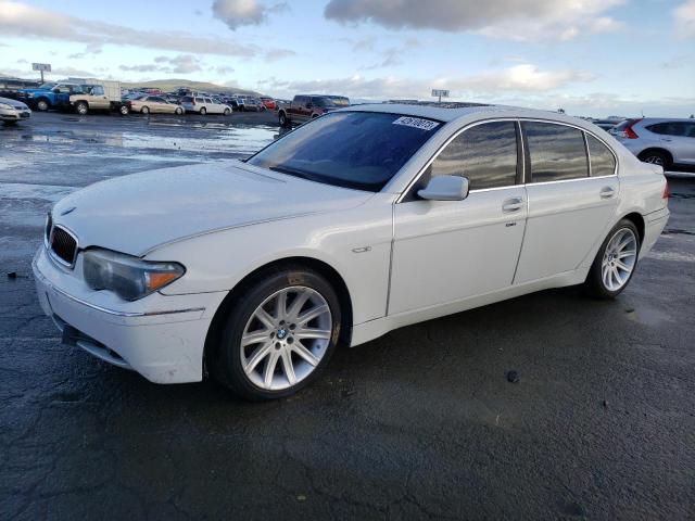BMW 745 LI 2003 with VIN WBAGN63433DR11306 - Photo from auction