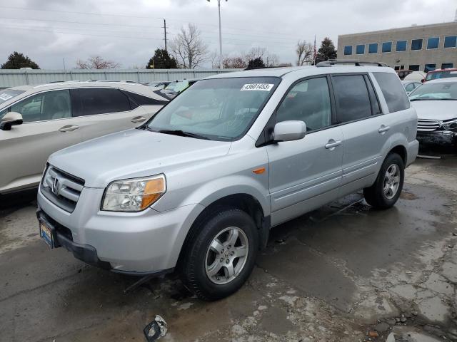 HONDA PILOT EXL 2008 with VIN 5FNYF18508B014145 - Photo from auction