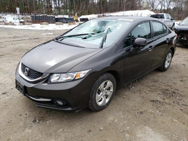 HONDA CIVIC LX 2013 with VIN 2HGFB2F50DH513951 - Photo from auction