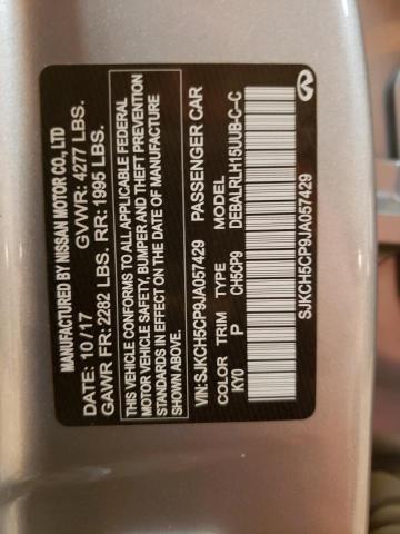 Photo 14 from auction – 2018 INFINITI QX30 BASE with VIN SJKCH5CP9JA057429