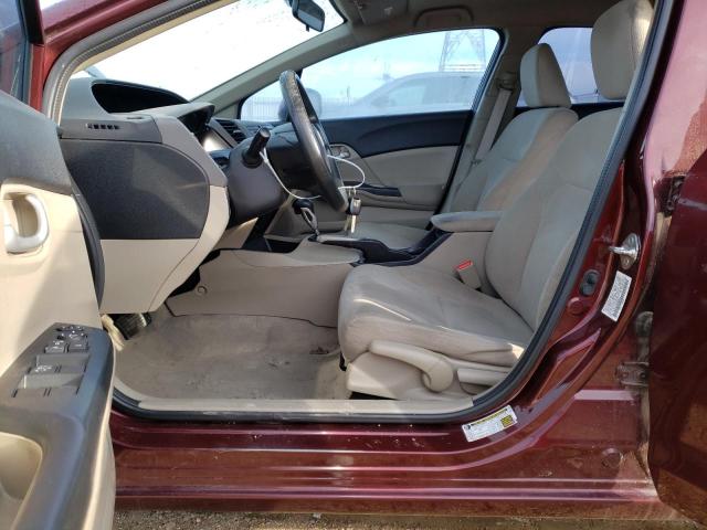 Photo 7 from auction – 2012 HONDA CIVIC LX with VIN 19XFB2F53CE358675