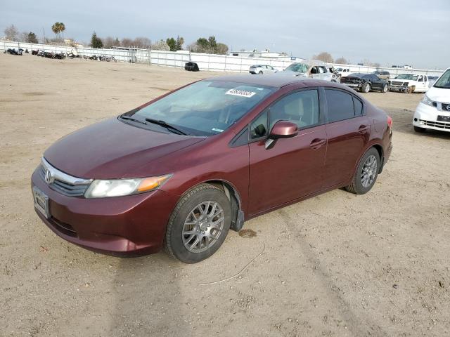 HONDA CIVIC LX 2012 with VIN 19XFB2F50CE320899 - Photo from auction