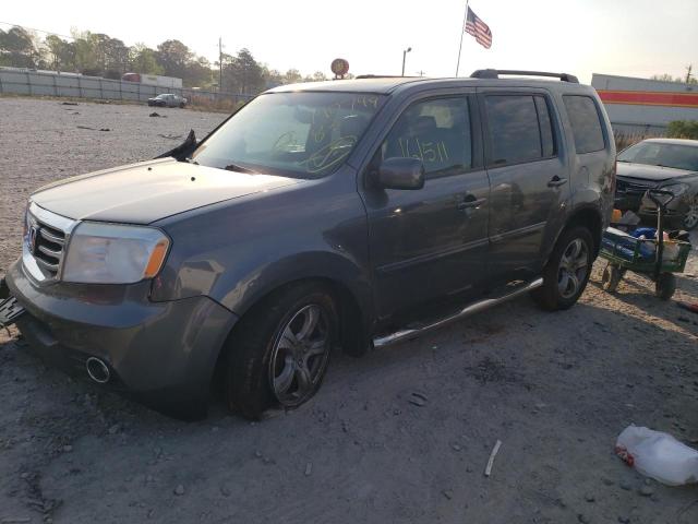 HONDA PILOT EXL 2013 with VIN 5FNYF3H5XDB027409 - Photo from auction
