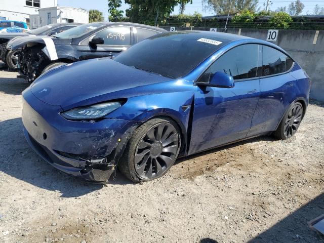 TESLA MODEL Y 2020 with VIN 5YJYGDEF8LF000966 - Photo from auction