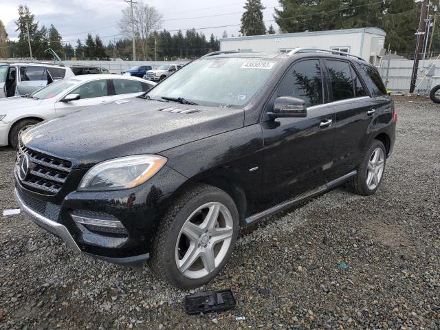 MERCEDES-BENZ ML 350 BLU 2012 with VIN 4JGDA2EB8CA074801 - Photo from auction