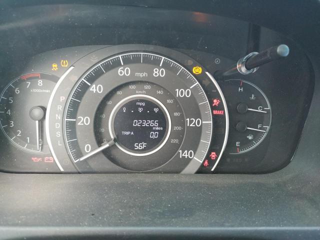 Photo 9 from auction – 2016 HONDA CR-V EX with VIN 2HKRM4H5XGH643116