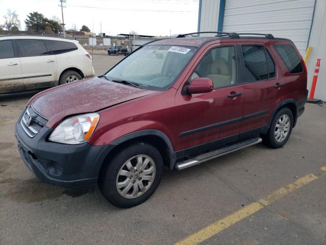 HONDA CR-V EX 2006 with VIN JHLRD78826C050908 - Photo from auction