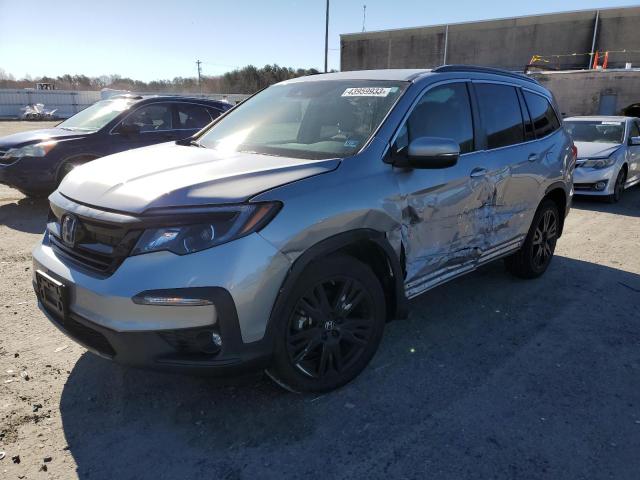 HONDA PILOT SE 2021 with VIN 5FNYF6H26MB004569 - Photo from auction