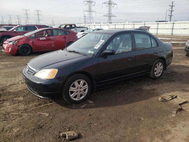 HONDA CIVIC EX 2003 with VIN 2HGES26763H604377 - Photo from auction