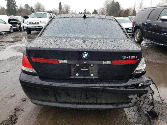 Photo 6 from auction – 2005 BMW 745 I with VIN WBAGL63555DP76105