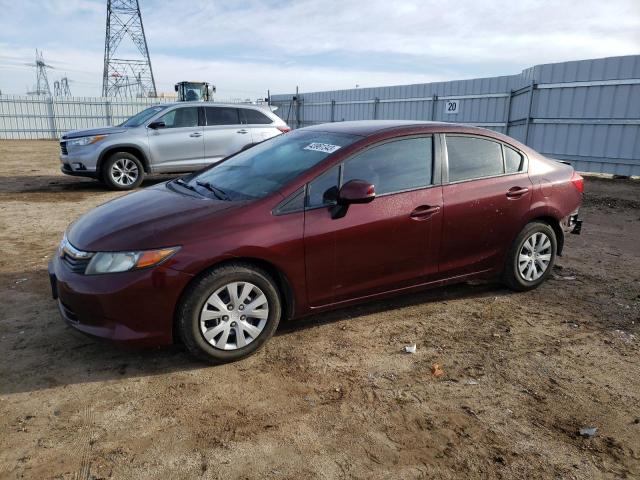 HONDA CIVIC LX 2012 with VIN 19XFB2F53CE358675 - Photo from auction