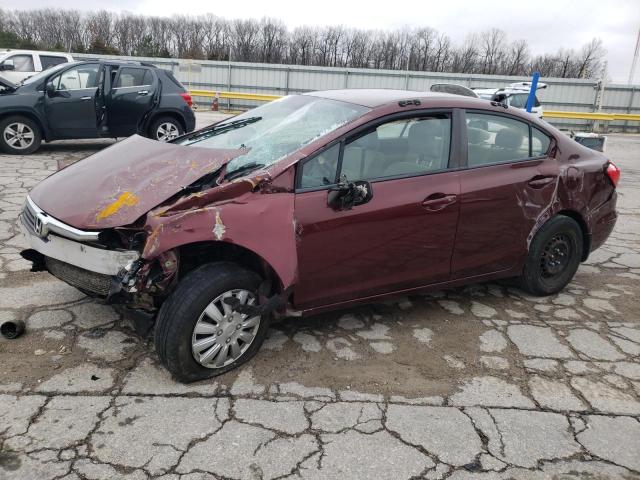 HONDA CIVIC LX 2012 with VIN 19XFB2F52CE066306 - Photo from auction