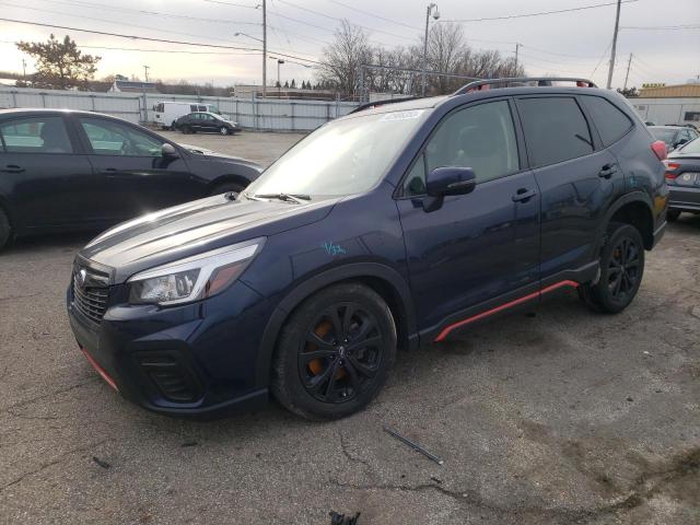 SUBARU FORESTER S 2019 with VIN JF2SKAPC7KH571239 - Photo from auction