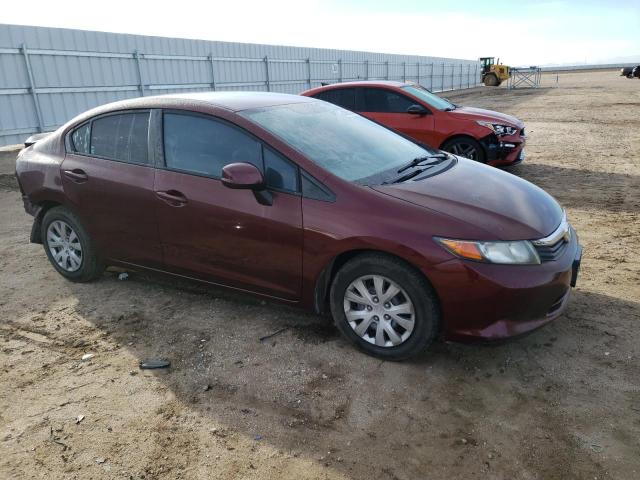 Photo 4 from auction – 2012 HONDA CIVIC LX with VIN 19XFB2F53CE358675
