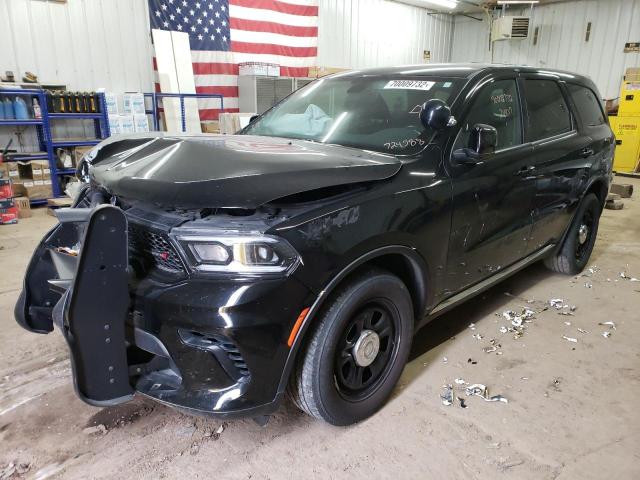 DODGE DURANGO PU 2021 with VIN 1C4RDJFG4MC724588 - Photo from auction