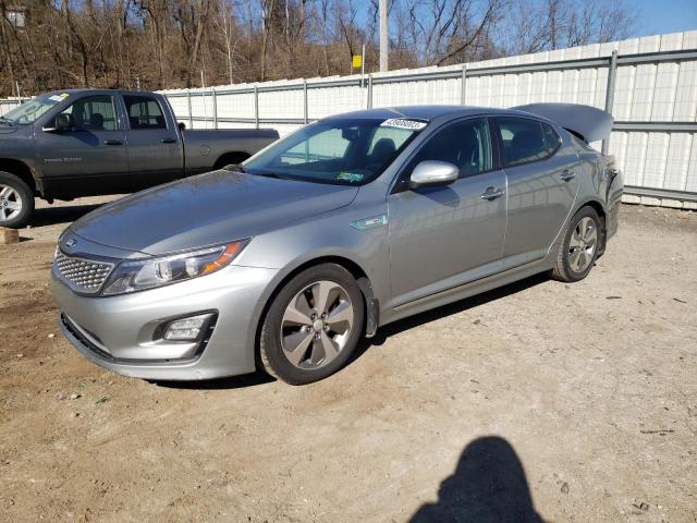 KIA OPTIMA HYB 2015 with VIN KNAGN4AD3F5090875 - Photo from auction