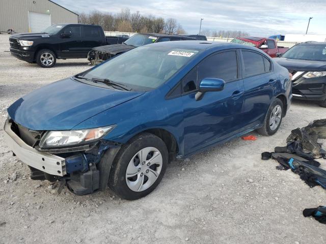 HONDA CIVIC LX 2014 with VIN 19XFB2F53EE048013 - Photo from auction
