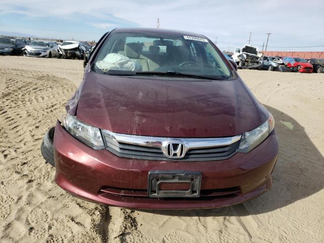 Photo 5 from auction – 2012 HONDA CIVIC LX with VIN 19XFB2F54CE349032