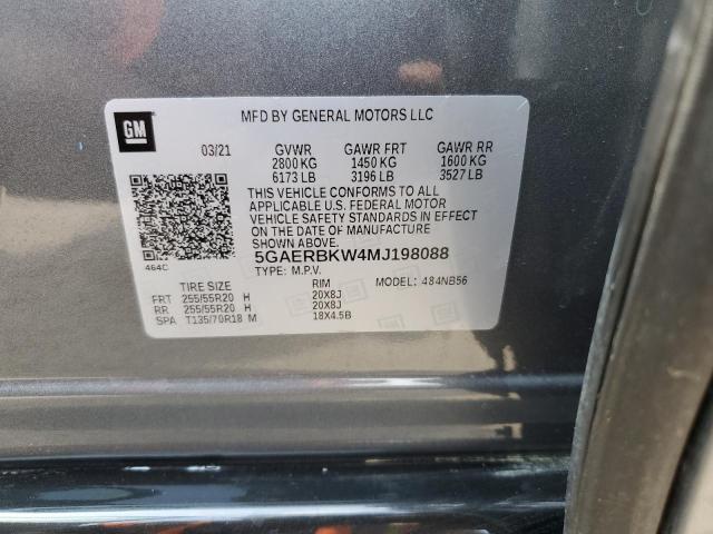Photo 14 from auction – 2021 BUICK ENCLAVE ES with VIN 5GAERBKW4MJ198088