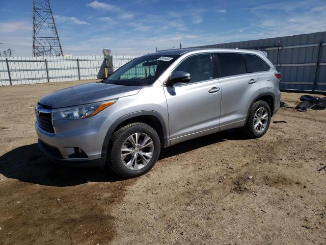 TOYOTA HIGHLANDER 2015 with VIN 5TDZKRFH5FS055391 - Photo from auction