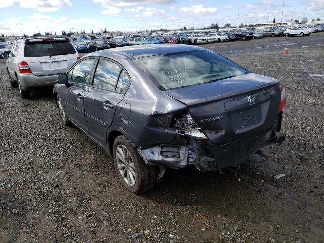 Photo 2 from auction – 2012 HONDA CIVIC EX with VIN 19XFB2F83CE319336