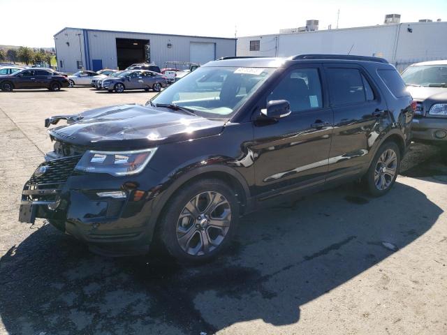 FORD EXPLORER S 2018 with VIN 1FM5K8GT4JGB44721 - Photo from auction