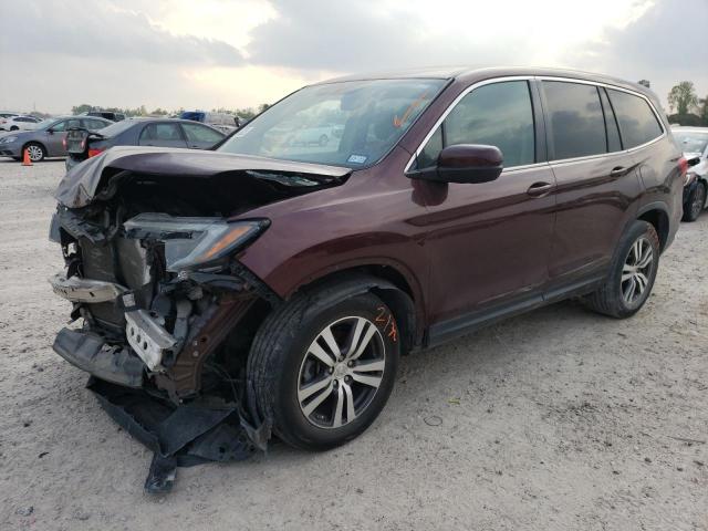 HONDA PILOT EX 2016 with VIN 5FNYF5H33GB039092 - Photo from auction