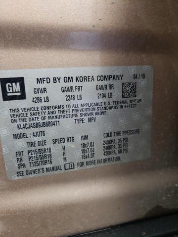 Photo 14 from auction – 2018 BUICK ENCORE PRE with VIN KL4CJASB9JB689471
