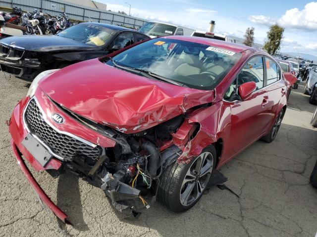 KIA FORTE EX 2014 with VIN KNAFX4A82E5089949 - Photo from auction