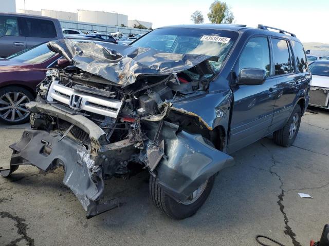 HONDA PILOT EX 2006 with VIN 2HKYF18786H536974 - Photo from auction